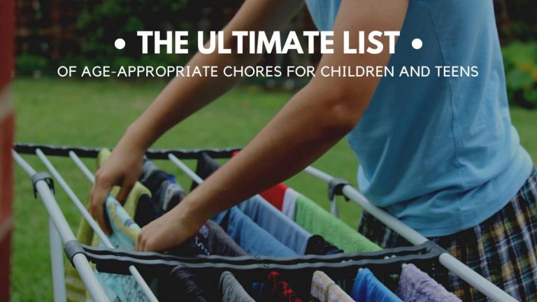 Kids Chores List by Age: The Ultimate List of Age-Appropriate